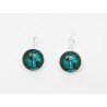 BOUCLES D'OREILLES DORMEUSE AVEC CABOCHON HALLOWEEN