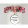 BRACELET D'ALLAITEMENT PERSONNALISABLE AVEC CHOIX DE BRELOQUE CADEAU NAISSANCE, FUTURE MAMAN, NOUVELLE MAMAN