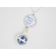 BOLA ARGENT PLAQUE BOLA DE GROSSESSE  PERSONNALISABLE MAIN DU PARTAGE MINI NOUS A BORD F DE BM CREATIONS