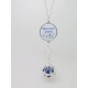 BOLA ARGENT PLAQUE BOLA DE GROSSESSE  PERSONNALISABLE MAIN DU PARTAGE MINI NOUS A BORD F DE BM CREATIONS