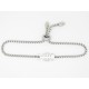 BRACELET ACIER INOXYDABLE  POUR UN PECHEUR HOMME OU FEMME POISSON F de Bm créations
