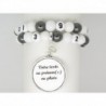 BRACELET D'ALLAITEMENT PERSONNALISABLE AVEC CHOIX DE BRELOQUE CADEAU NAISSANCE, FUTURE MAMAN, NOUVELLE MAMAN