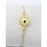 BRACELET BOLA DE GROSSESSE  COULEUR OR CHAINE LAITON CADEAU FUTURE MAMAN GROSSESSE F de Bm creations