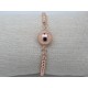 BRACELET BOLA DE GROSSESSE ARBRE DE VIE COULEUR OR ROSE  BROSSE CADEAU FUTURE MAMAN GROSSESSE F de Bm creations