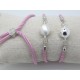 BRACELET BOLA DE GROSSESSE COUCHE ARGENT  BROSSEE OU LISSE  ARBRE DE VIE  CADEAU FUTURE MAMAN GROSSESSE F de Bm creations