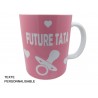 MUG PERSONNALISE PERSONNALISABLE ANNONCE GROSSESSE MAMIE TATIE TATA MARRAINE TETINE THEME ROSE F de Bm créations