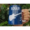 MUG PERSONNALISE PERSONNALISABLE MUSIQUE GUITARISTE GUITARE  F de Bm créations