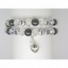 BRACELET D'ALLAITEMENT AVEC CHOIX DE BRELOQUE CADEAU NAISSANCE, FUTURE MAMAN, NOUVELLE MAMAN