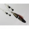 COLLIER BOHO PLUME ET PERLES IDÉE CADEAU SAINT VALENTIN, ANNIVERSAIRE POUR UNE AMIE, UNE COPINE, UNE