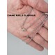 Bola de grossesse personnalisable ton or rose médaille gravée mini nous chaîne satellite pierre fine cadeau future maman