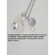 Bola de grossesse personnalisable ton or rose médaille gravée mini nous chaîne satellite pierre fine cadeau future maman
