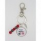 Porte clés personnalisable F de Bm créations