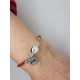 BRACELET BOLA DE GROSSESSE COUCHE OR ROSE  BROSSEE OU LISSE  ARBRE DE VIE  CADEAU FUTURE MAMAN GROSSESSE F de Bm creations