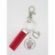 Porte clés personnalisable F de Bm créations
