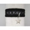 BRACELET MANCHETTE AVEC BRELOQUE ETOILE AMOVIBLE, IDÉE CADEAU NOËL, POUR LES SOIRÉES...