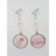 Boucles d’oreilles clip ou percée personnalisables F de Bm créations