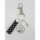 Porte clés personnalisable F de Bm créations