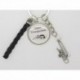 Porte clés personnalisable F de Bm créations trompetiste