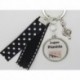 Porte clés personnalisable F de Bm créations pianiste
