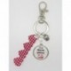 Porte clés personnalisable F de Bm créations