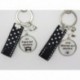 Porte clés personnalisable F de Bm créations