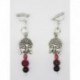Boucles d’oreilles clip ou percée personnalisables F de Bm créations