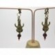 Boucles d’oreilles clip ou percée personnalisables F de Bm créations