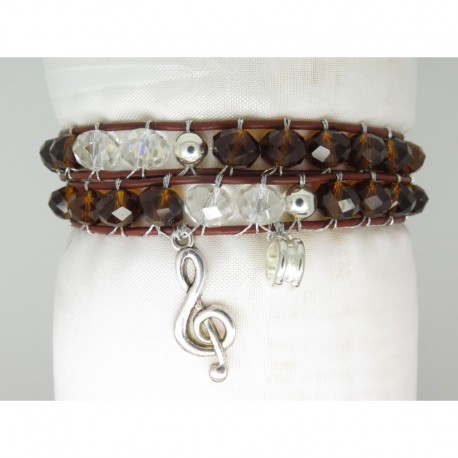 Bracelet femme personnalisable F de Bm créations